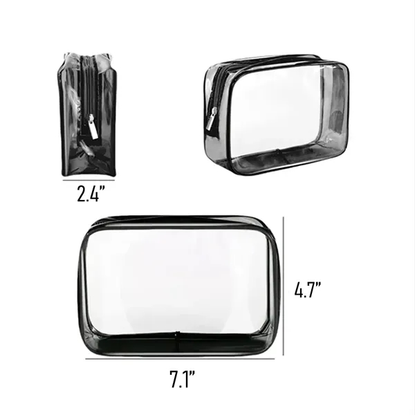 Custom Transparent PVC Cosmetic Bag