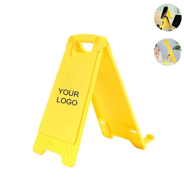 Warning Sign Phone Stand