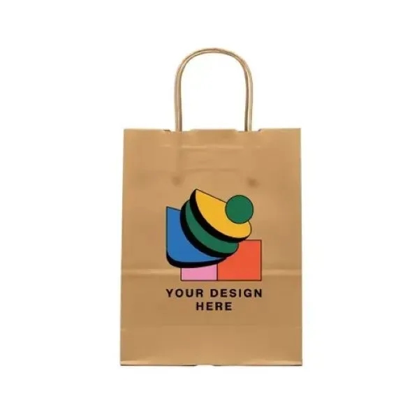 Paper Shopping Bag with Twisted Handle - Paper Shopping Bag with Twisted Handle - Image 2 of 2