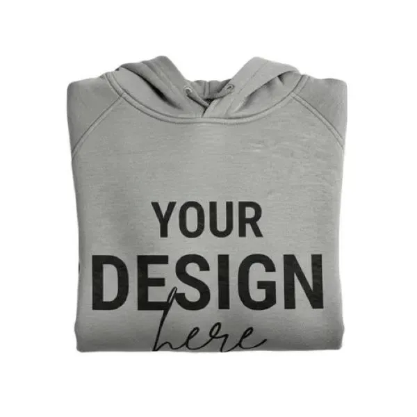 Allmade Unisex Organic CVC Fleece Pullover Hoodie - Allmade Unisex Organic CVC Fleece Pullover Hoodie - Image 3 of 4