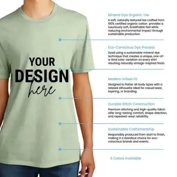 Allmade Unisex Mineral Dye Organic Cotton Tee - Allmade Unisex Mineral Dye Organic Cotton Tee - Image 1 of 4