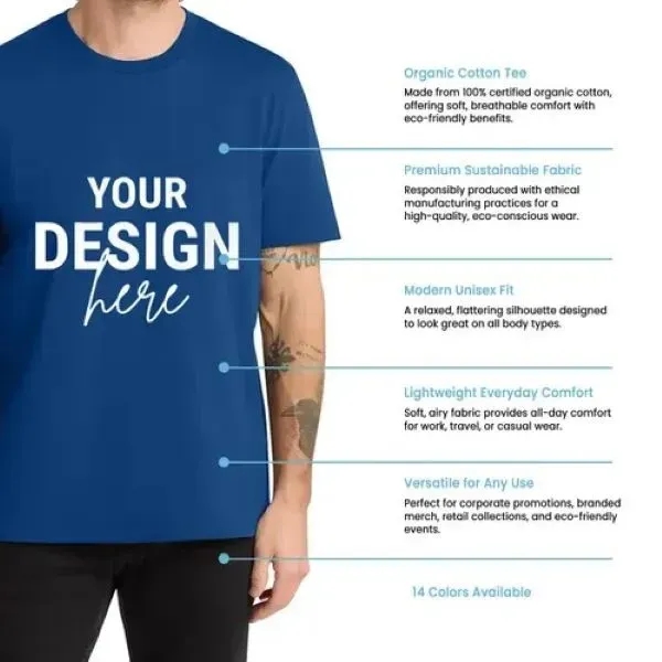 Allmade Unisex Organic Cotton Tee - Allmade Unisex Organic Cotton Tee - Image 1 of 4