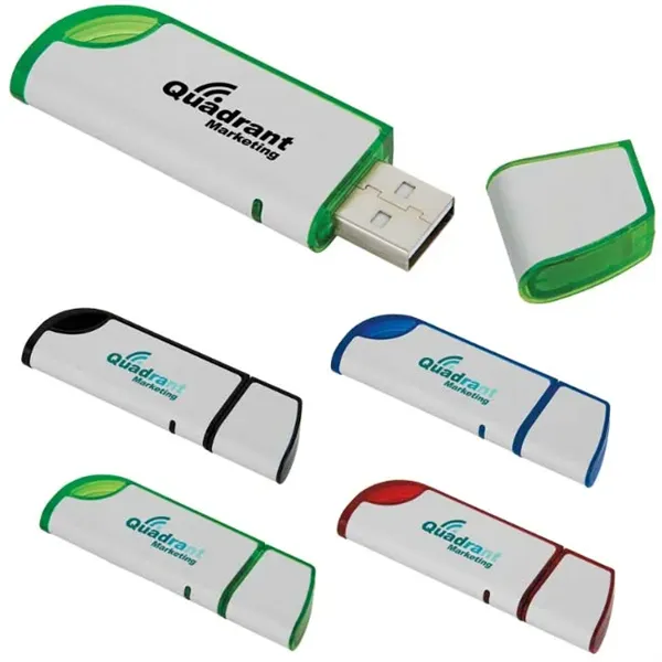 Universal Source® 4 GB Slanted USB 2.0 Flash Drive - Universal Source® 4 GB Slanted USB 2.0 Flash Drive - Image 0 of 8