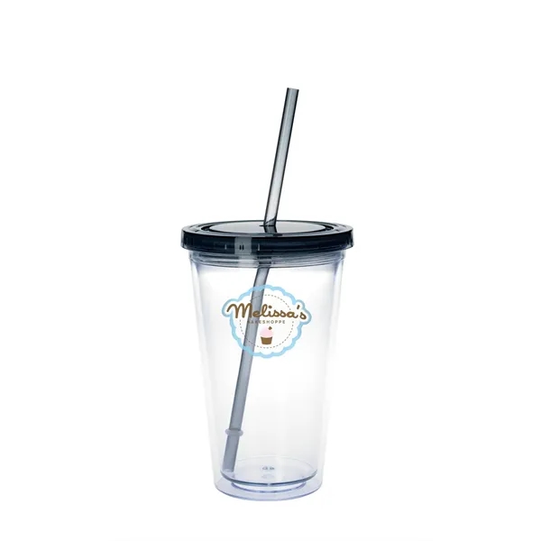Good Value™ Clear Tumbler with Colored Lid - 18 oz. - Good Value™ Clear Tumbler with Colored Lid - 18 oz. - Image 5 of 29