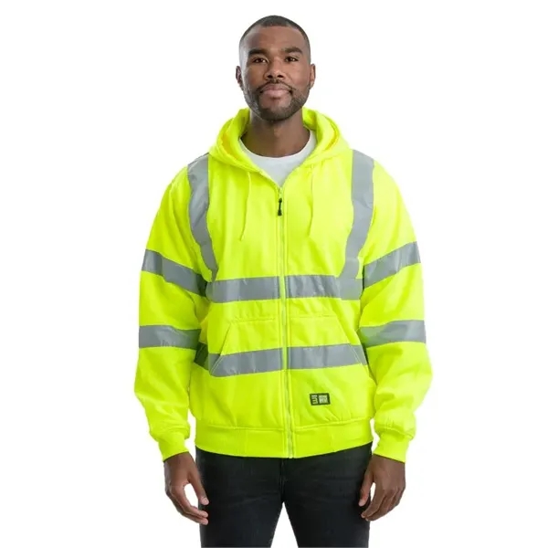 Berne Workwear® Hi-Vis Type R Class 3 Lined Hooded Jacket - Berne Workwear® Hi-Vis Type R Class 3 Lined Hooded Jacket - Image 0 of 0