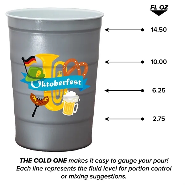 Garyline® The Cold One Steel Chill Party Cup - 16 oz. - Garyline® The Cold One Steel Chill Party Cup - 16 oz. - Image 4 of 24