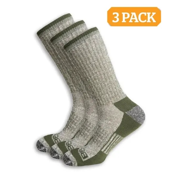 Berne Workwear® Men's Wool-Blend Comfort Boot Socks 3 Pack - Berne Workwear® Men's Wool-Blend Comfort Boot Socks 3 Pack - Image 0 of 0