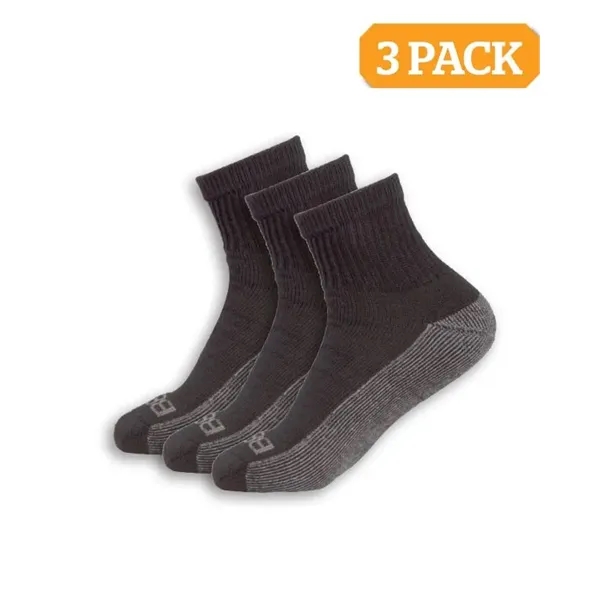 Berne Workwear® Men's Everyday Work Quarter Socks 3-Pack - Berne Workwear® Men's Everyday Work Quarter Socks 3-Pack - Image 0 of 0