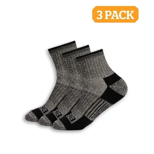 Berne Workwear® SK108 Men's Wool-Blend Comfort Quarter Socks - Berne Workwear® SK108 Men's Wool-Blend Comfort Quarter Socks - Image 0 of 0