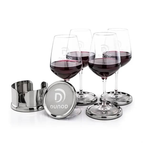 Baldoni Coasters & Mandelay Wine Set