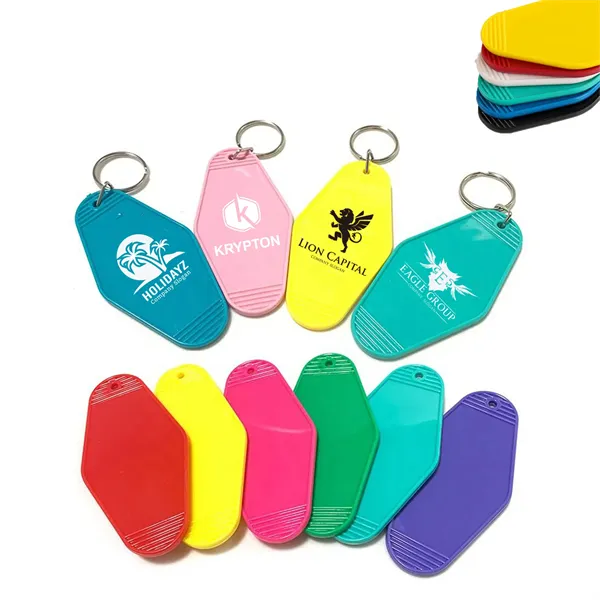 Plastic Hotel Keychain Motel  Tag - Plastic Hotel Keychain Motel  Tag - Image 0 of 5