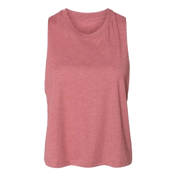 BELLA + CANVAS Women's Racerback Crop Tank - BELLA + CANVAS Women's Racerback Crop Tank - Image 7 of 16