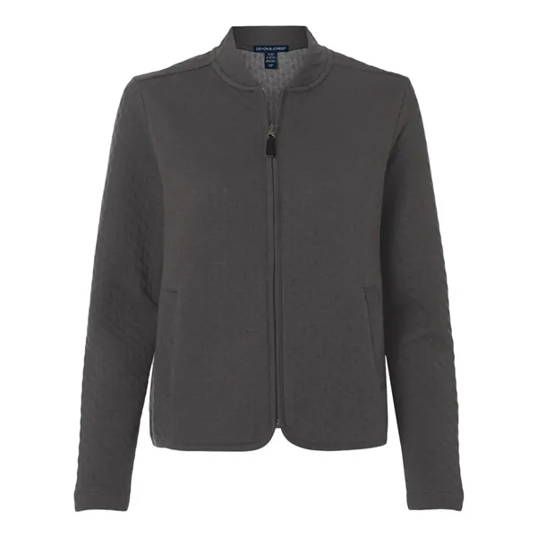 Devon & Jones Women's Berkeley Textured Full-Zip Jacket - Devon & Jones Women's Berkeley Textured Full-Zip Jacket - Image 3 of 6
