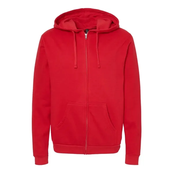 M&O Unisex Zipper Fleece Hoodie - M&O Unisex Zipper Fleece Hoodie - Image 13 of 18