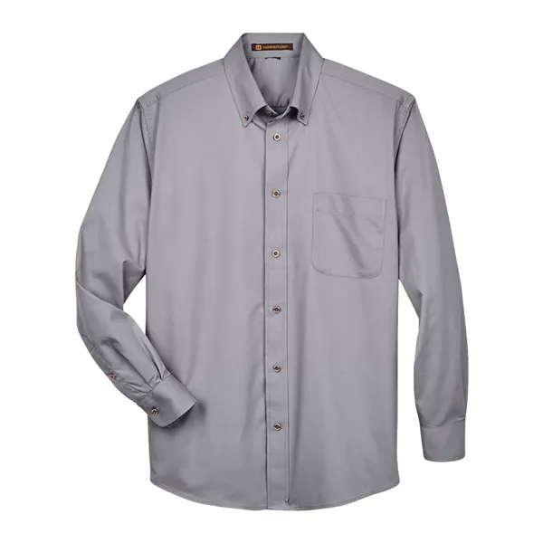 Harriton Men's Easy Blend™ Twill Shirt - Harriton Men's Easy Blend™ Twill Shirt - Image 3 of 24