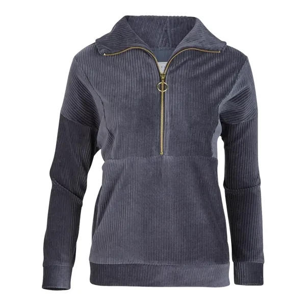 Boxercraft Women's Manchester Corded Quarter-Zip Pullover