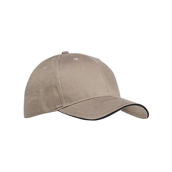 Big Accessories Brushed Twill Sandwich Cap - Big Accessories Brushed Twill Sandwich Cap - Image 4 of 10