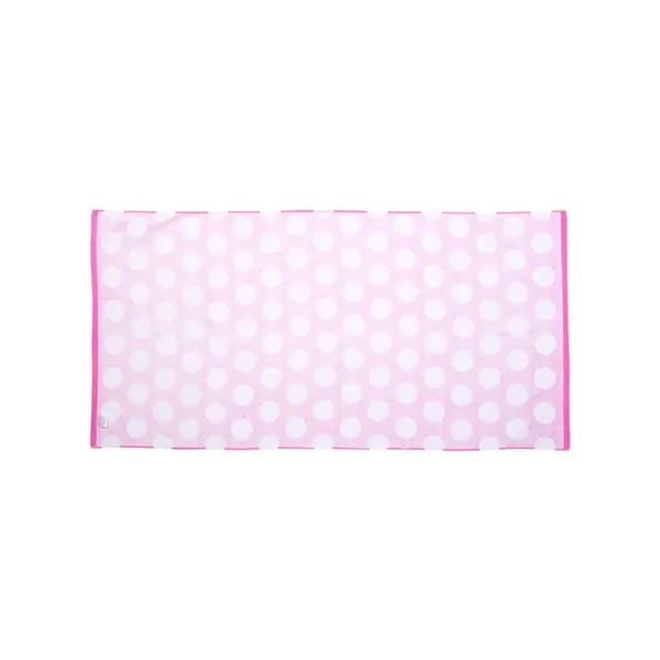Carmel Towel Company Polka Dot Velour Beach Towel - Carmel Towel Company Polka Dot Velour Beach Towel - Image 4 of 14