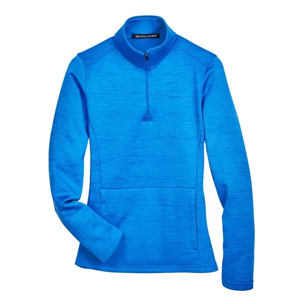 Devon & Jones Women's Newbury Melange Fleece Quarter-Zip ... - Devon & Jones Women's Newbury Melange Fleece Quarter-Zip ... - Image 5 of 8