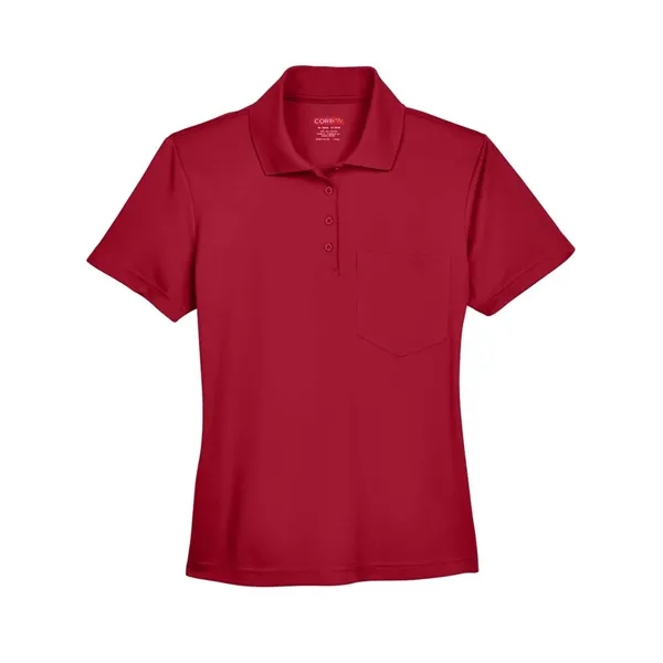 CORE365 Women's Origin Performance Pique Polo with Pocket - CORE365 Women's Origin Performance Pique Polo with Pocket - Image 9 of 18