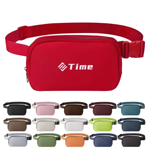 Small Belt Bag Crossbody Fanny Pack W/ Adjustable Strap - Small Belt Bag Crossbody Fanny Pack W/ Adjustable Strap - Image 0 of 4