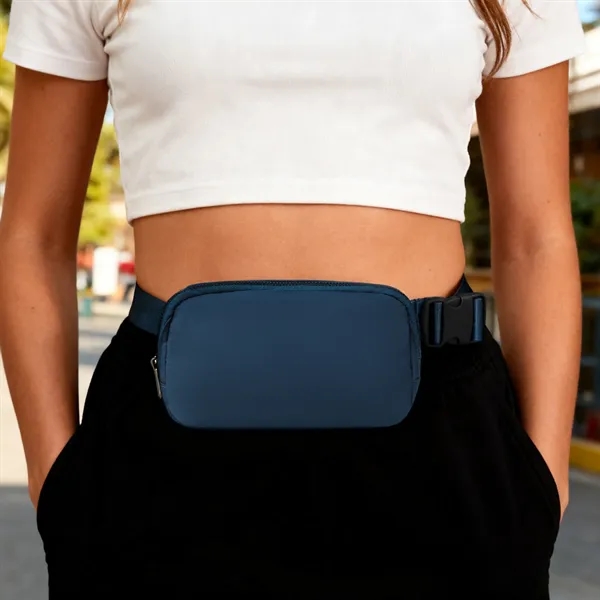 Small Belt Bag Crossbody Fanny Pack W/ Adjustable Strap - Small Belt Bag Crossbody Fanny Pack W/ Adjustable Strap - Image 3 of 4