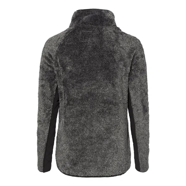Boxercraft Women's Quilted Fuzzy Fleece Snap Placket Pull...