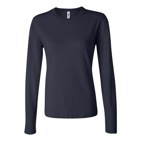 BELLA + CANVAS Women's Jersey Long Sleeve Tee - BELLA + CANVAS Women's Jersey Long Sleeve Tee - Image 21 of 29