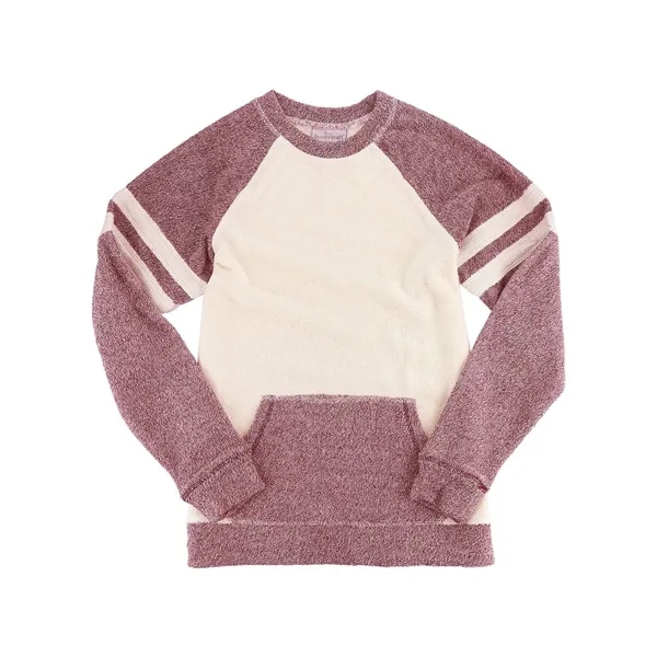 Boxercraft Women's Cozy Contrast Fleece Crewneck Pullover - Boxercraft Women's Cozy Contrast Fleece Crewneck Pullover - Image 2 of 4