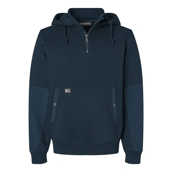 DRI DUCK Men's Mission Quarter-Zip Hooded Pullover - DRI DUCK Men's Mission Quarter-Zip Hooded Pullover - Image 5 of 8