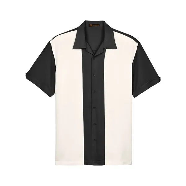 Harriton Men's Two-Tone Camp Shirt - Harriton Men's Two-Tone Camp Shirt - Image 1 of 6