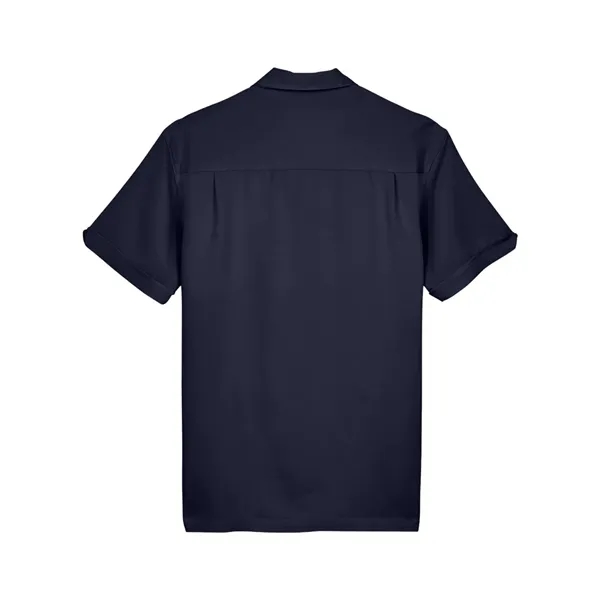 Harriton Men's Two-Tone Camp Shirt - Harriton Men's Two-Tone Camp Shirt - Image 6 of 6
