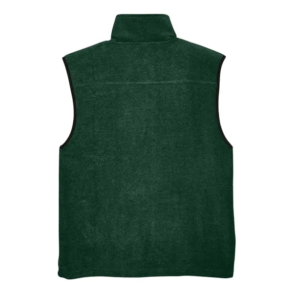 Harriton Unisex Fleece Full-Zip Vest - Harriton Unisex Fleece Full-Zip Vest - Image 6 of 16