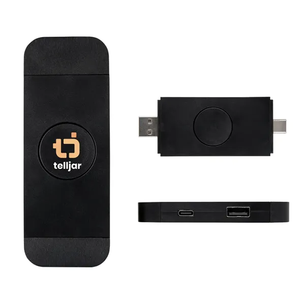 rABS Spinner Dual Input USB Hub