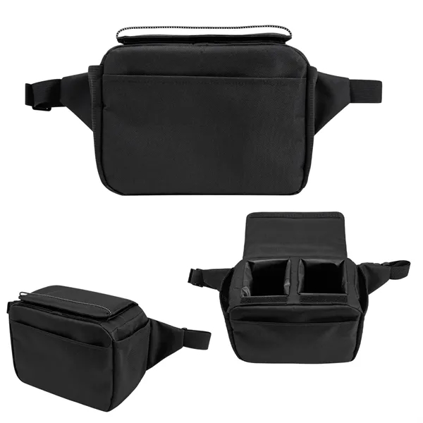 Custom Outpost rPET 2 Can Cooler Belt Bag