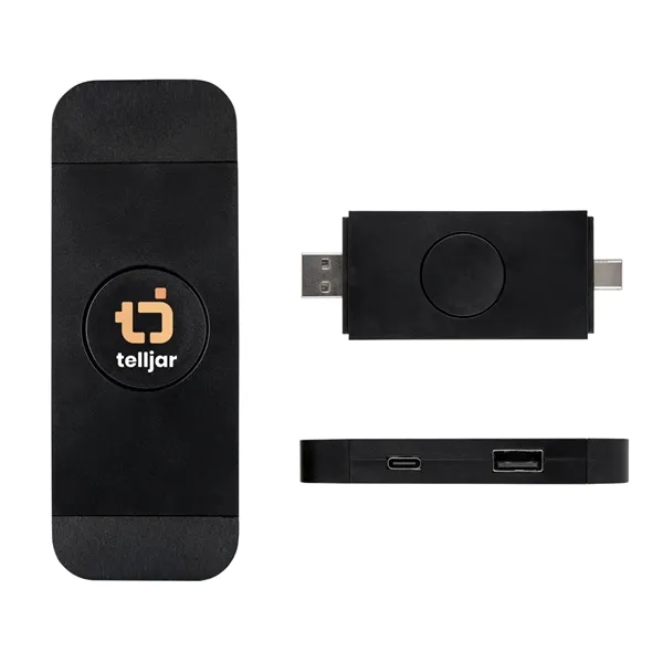 rABS Spinner Dual Input USB Hub