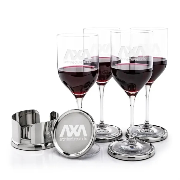 Baldoni Coasters & Belmont Wine Set