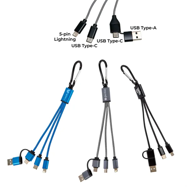 Libra 4-in-1 Charging Cable Set - Libra 4-in-1 Charging Cable Set - Image 0 of 15
