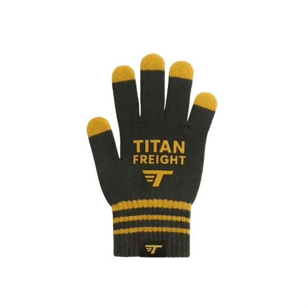 Custom Jacquard Gloves With Knit In Designs - Custom Jacquard Gloves With Knit In Designs - Image 1 of 4