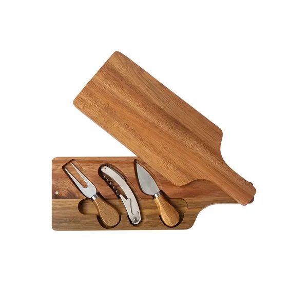 Wine & Cheese Accessories 4-pc Set - Wine & Cheese Accessories 4-pc Set - Image 1 of 5