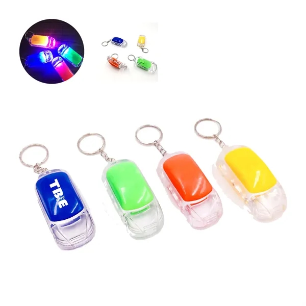 Car Shaped Led Flashlight Keychain - Car Shaped Led Flashlight Keychain - Image 0 of 4