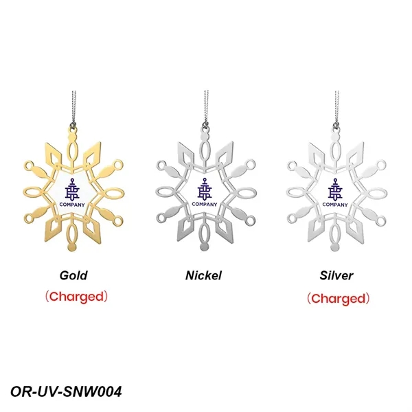 Snowflake Holiday Ornament - Snowflake Holiday Ornament - Image 5 of 9