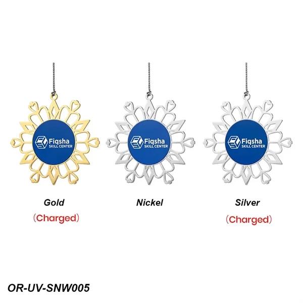 Snowflake Holiday Ornament - Snowflake Holiday Ornament - Image 6 of 9