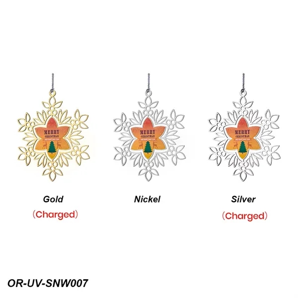 Snowflake Holiday Ornament - Snowflake Holiday Ornament - Image 8 of 9