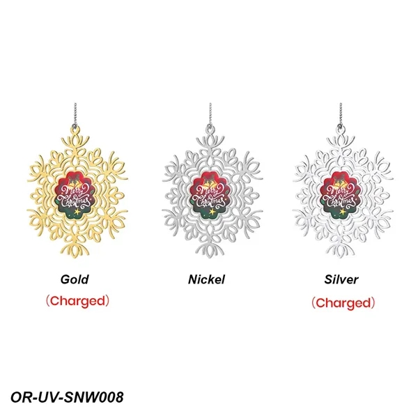 Snowflake Holiday Ornament - Snowflake Holiday Ornament - Image 9 of 9