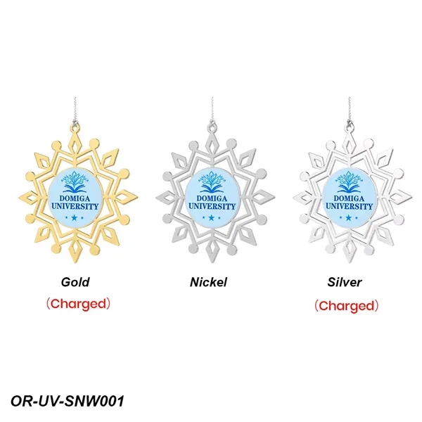 Snowflake Holiday Ornament - Snowflake Holiday Ornament - Image 2 of 9