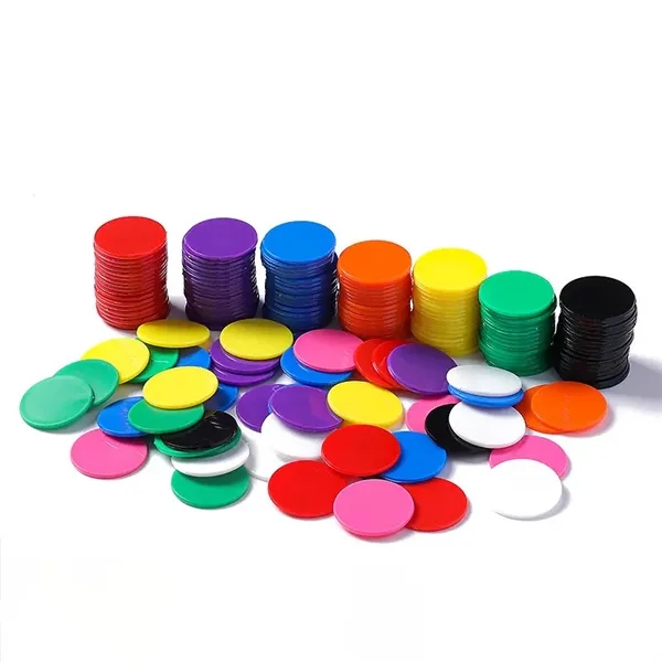 Colorful Plastic Early Learning Chip Coins - Colorful Plastic Early Learning Chip Coins - Image 0 of 4