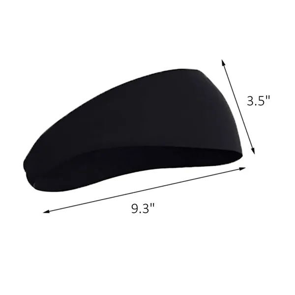 Unisex Nonslip Moisture Wicking Sports Headband - Unisex Nonslip Moisture Wicking Sports Headband - Image 1 of 12