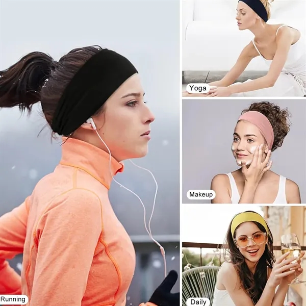 Unisex Nonslip Moisture Wicking Sports Headband - Unisex Nonslip Moisture Wicking Sports Headband - Image 6 of 12