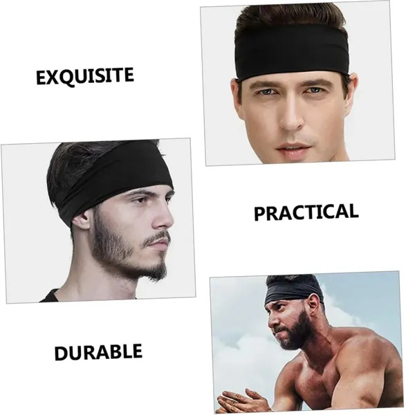 Unisex Nonslip Moisture Wicking Sports Headband - Unisex Nonslip Moisture Wicking Sports Headband - Image 8 of 12
